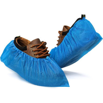 Couvre-chaussures jetable en plastique