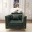 Canapé 1 place avec 1 coussin-739250442