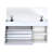 Entryway Bench With Shoe Storage,Adjustable 3-Tier Flip-Up Drawers & Hidden Cabinet,Space-Saving Shoe Organizer,Triple Storage