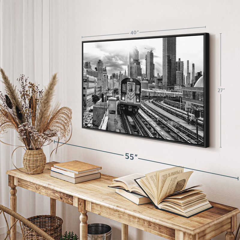 " Line 7 Subway ", 27" H x 40" W