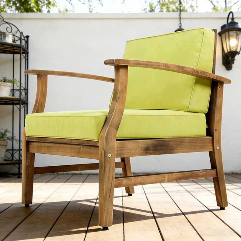 Fauteuil de patio, Vert - 1 chaise