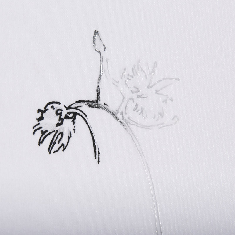 Toile texturée Ikebana Light II, H 40 po x l 30 po x P 1,5 po