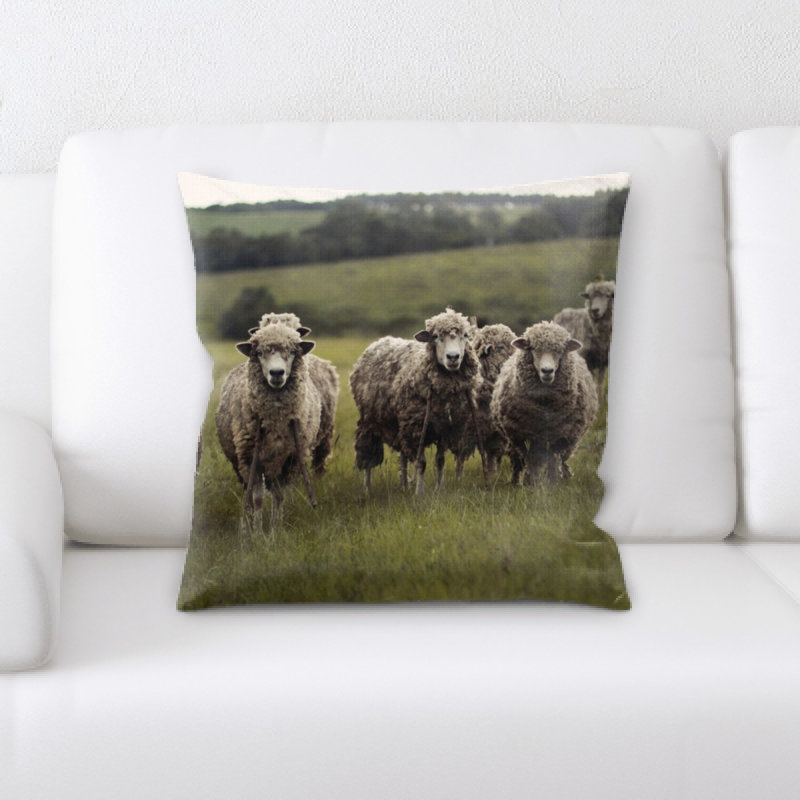 Microsuede Throw Pillow