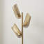 Lyra 71 in. Modern LED Gold Floor Lamp with 3 Adjustable Metal Cylinder Shades