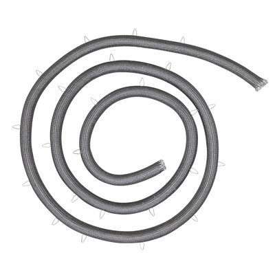 Joint d'étanchéité de porte de four entier (incluant 24 pinces de fixation), pièce entière 00487240 - de remplacement et compatible avec certaines cuisinières ou fours Thermador et Bosch