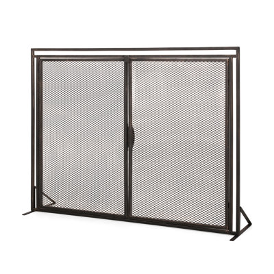Beluga Iron Fireplace Screen