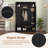 Modern Farmhouse Hall Tree With Arched Silhouette, Large Entryway Storage Bench With Adjustable Shelves And Open Shoe Cubbies, Black-1798961865
