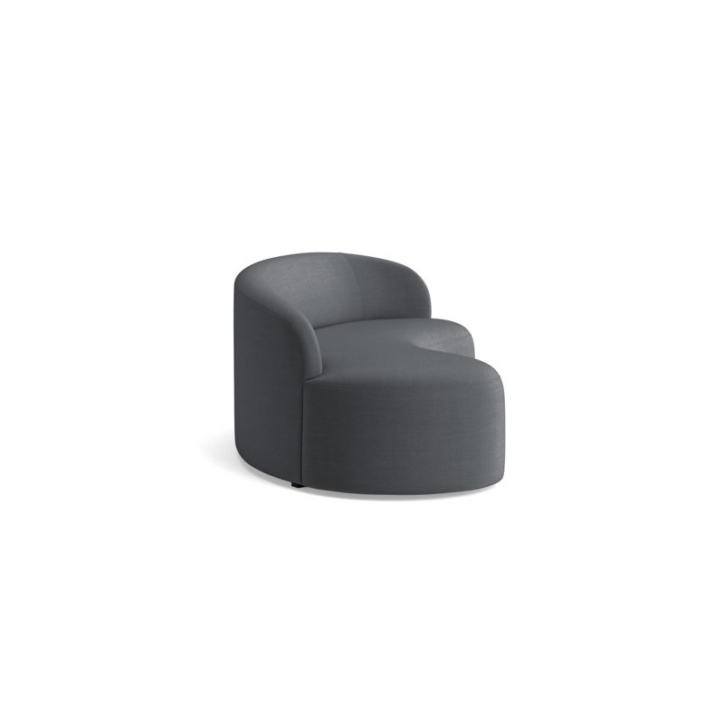 Sofia Right Arm Sofa, Performance Linen - Charcoal