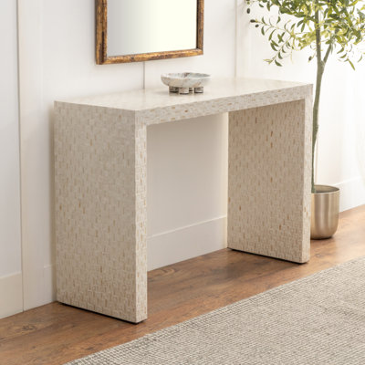 Console de salon Cole and Grey Capiz