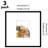 20x20 Poster Frame - Use as 8x10 Frame with Mat or 20x20 Frame Without Mat - Black