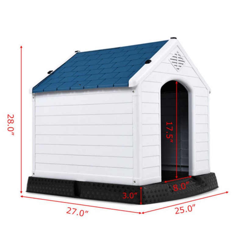 Niche pour chien Carlette, H 28 po x l 25 po x P 27 po