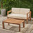 Genser Loveseat & Coffee Table