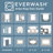 EVERWASH Haven Distressed Border Machine Washable Area Rug with AirFlo Technology, Brown, 6'x9'-126586814-126586815