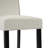 Tabouret de bar rembourré Baltimore avec structure en bois massif