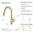 KIBI Luxe Pull Down Kitchen Faucet-53136770