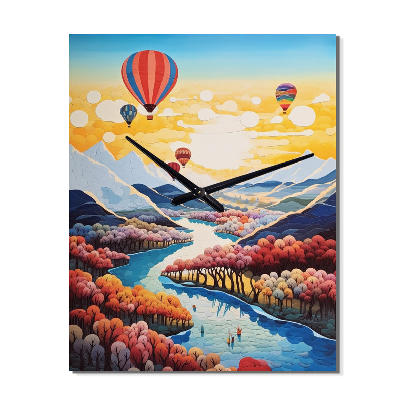 Horloge murale Jaishawn, H 28 po x l 12 po