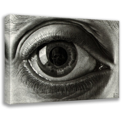 The Eye by M.C.Escher Gallery Wrapped Canvas