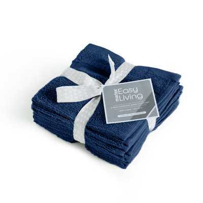 Martex The Everyday Navy Washcloth Set