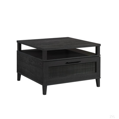 Table basse avec rangement en rotin Ylish