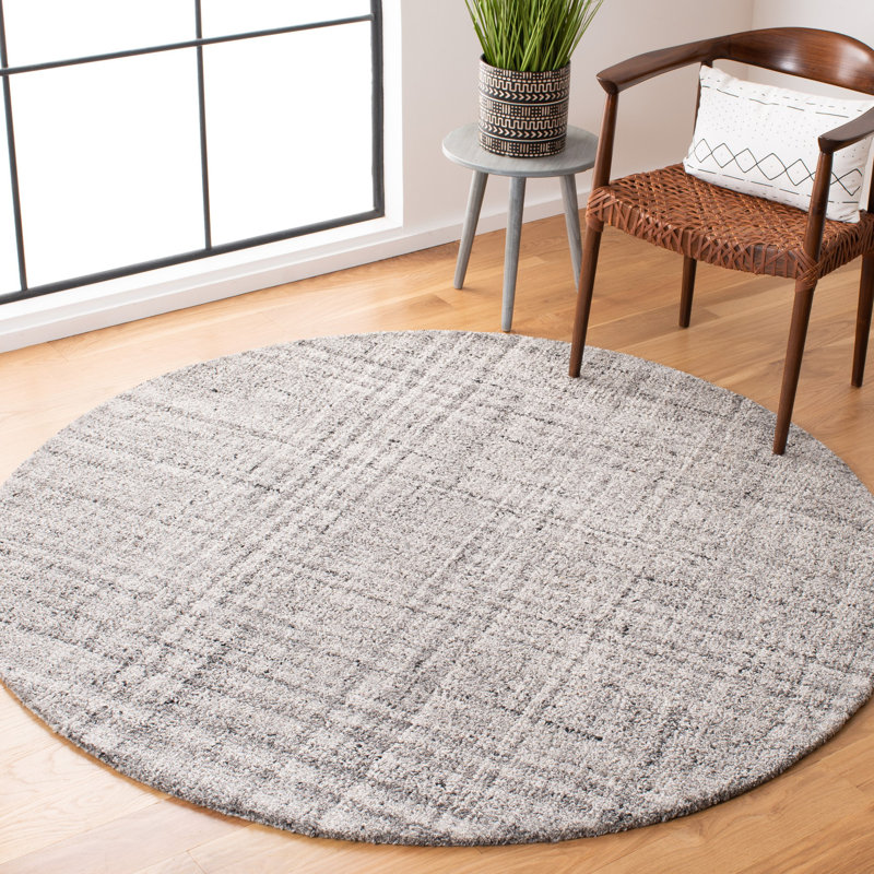 Lockport Hand Tufted Performance Rug, Round 6'