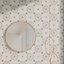 Carreau de porcelaine mat à motif 6 "x 6" Dahlia