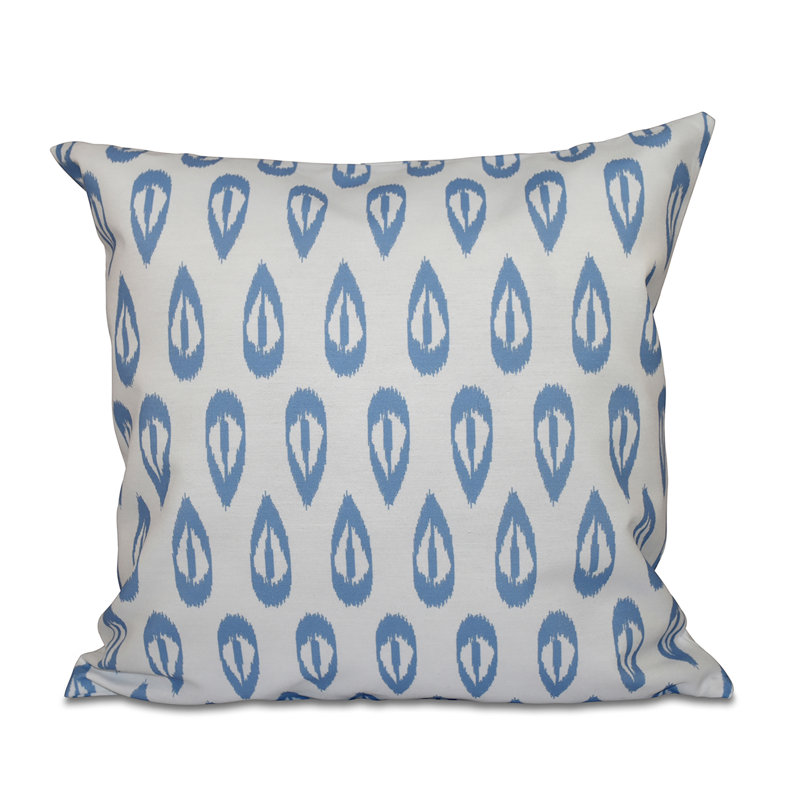  Housse de coussin d'extérieur carré et insert, Bleu clair