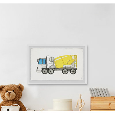Ted Concrete Mixer Truck - Print