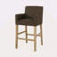 Ensemble de tabourets de comptoir rembourrés 30,5 pouces - gris anthracite /-82278878-82278691-82278689