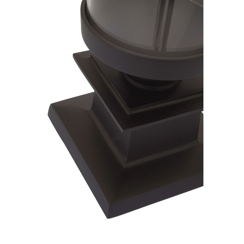 Stainless Steel Tabletop Hurricane, Black