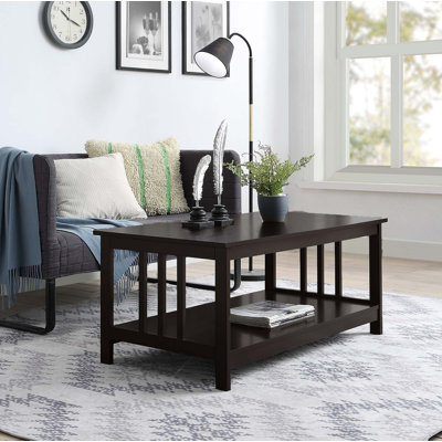 Aidia 39.50" Coffee Table with Shelf