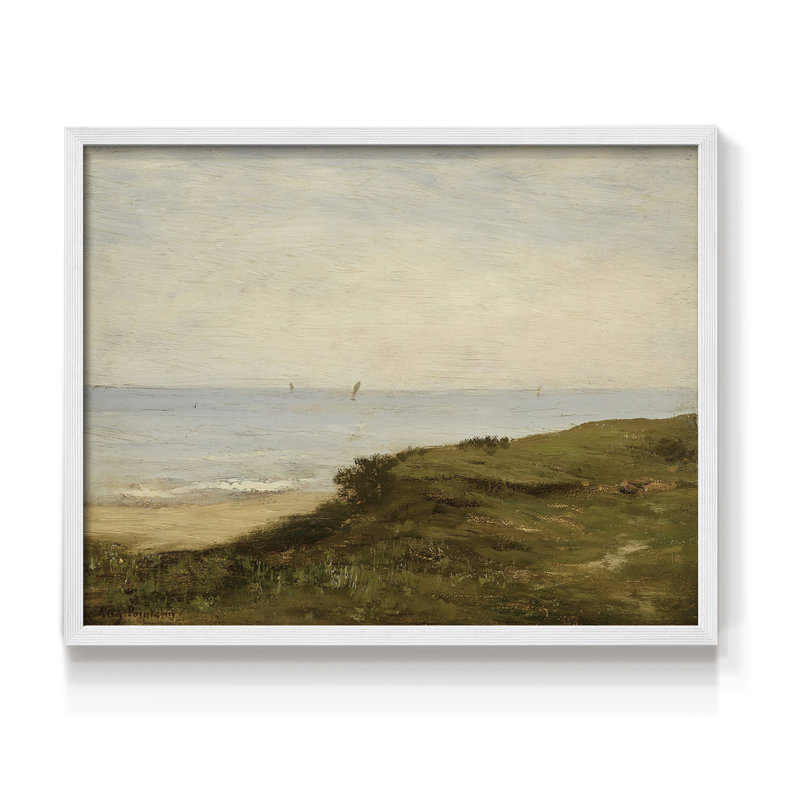 Paysages rétro-DCCXCII - impression encadrée - réaménageable, H 16 po x l 20 po, Blanc