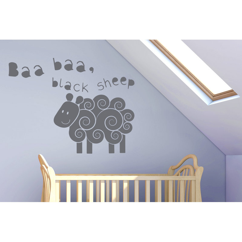 Animals Non-Wall Damaging Wall Decal, Grey