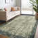 Washable Area Rug for Living Room Abstract Fading Design Vintage Rug Non Slip Throw Rugs Bedroom Rug
