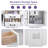 Mirren 72" Double Bathroom Vanity Base Only