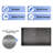 21'' W x 13'' H Bathroom Shower Niche, Stainless Steel Rectangular Wall Niche, Gunmetal Black-125951337
