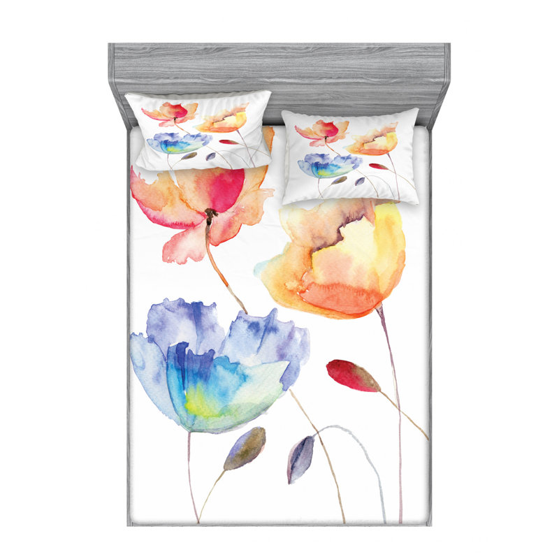 Microfiber Sheet Set, Full Sheet Set with Fitted Sheet