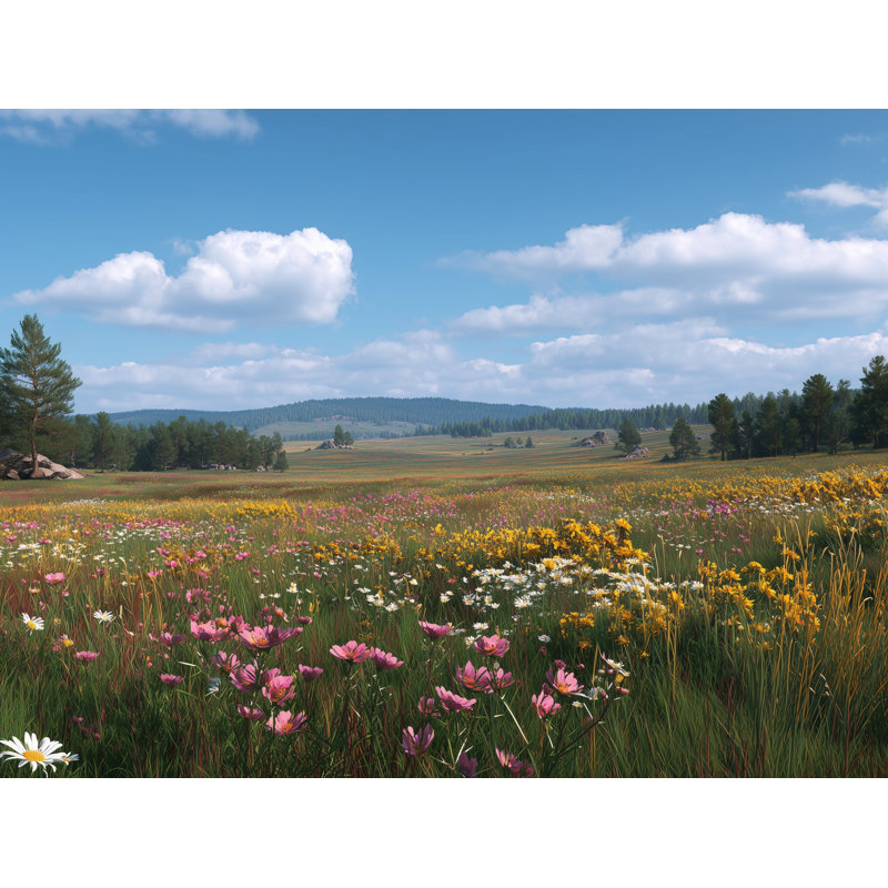 Endless Prairie Light Wrapped Canvas Wall Art, 24"H x 36"W x 1.5"D
