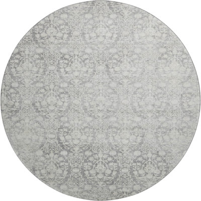 Premium Machine Washable Alvey AMF1231 Damask Rug