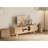 Stylish TV Stand For Tvs With 2 Cabinets & Shelves-275024654-275024880
