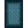 Tapis bleu sarcelle touffeté à la main Keifer