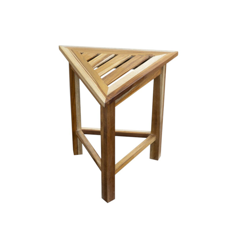 Sup Teak Shower Bench, Natural