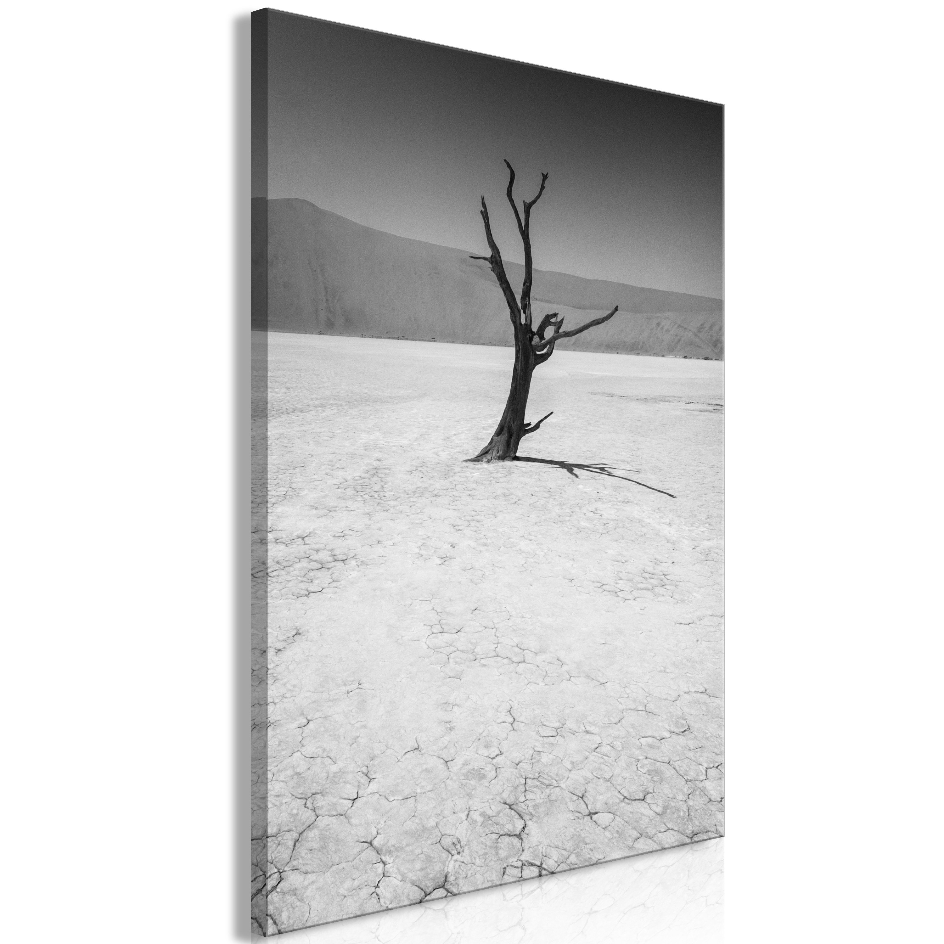 Ebern Designs Tree in the Desert (1 Part) Vertical Wall Art on Canvas ...