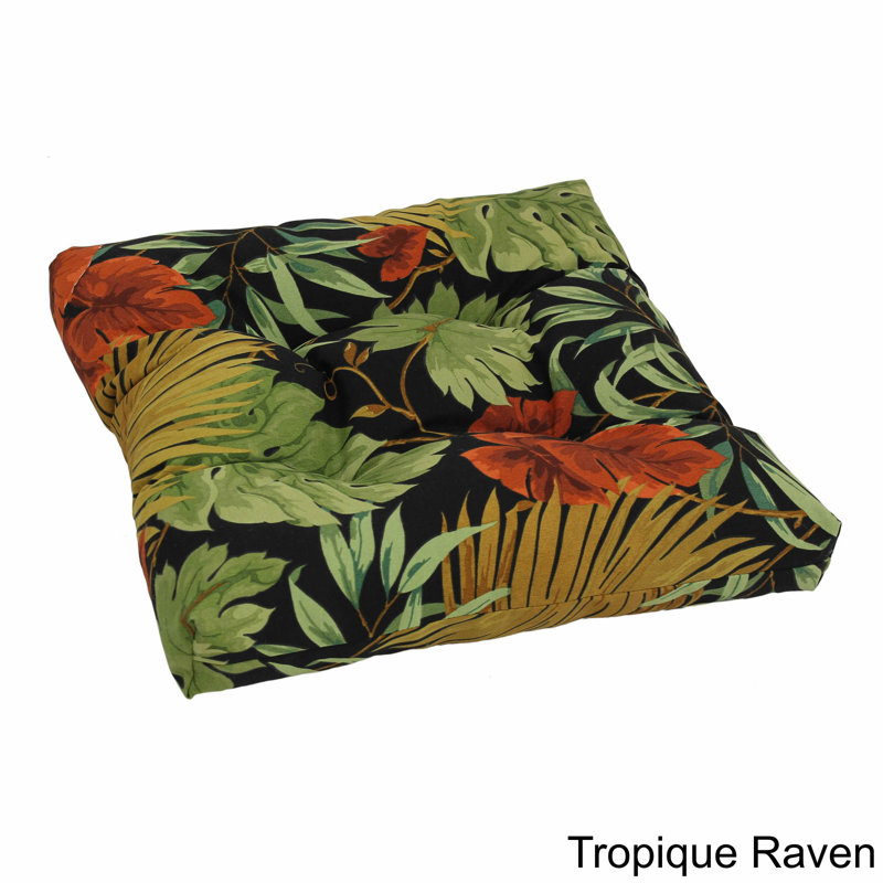 Coussin de chaise berçante pour patio, Corbeau Tropique