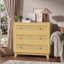 Commode 3 tiroirs, commode, poignées en bois Boho-728326401