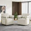 Fauteuil demi-tonneau rembourré et pivotant-41376912
