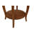 Alysa Walnut Finish Accent Table-125534380