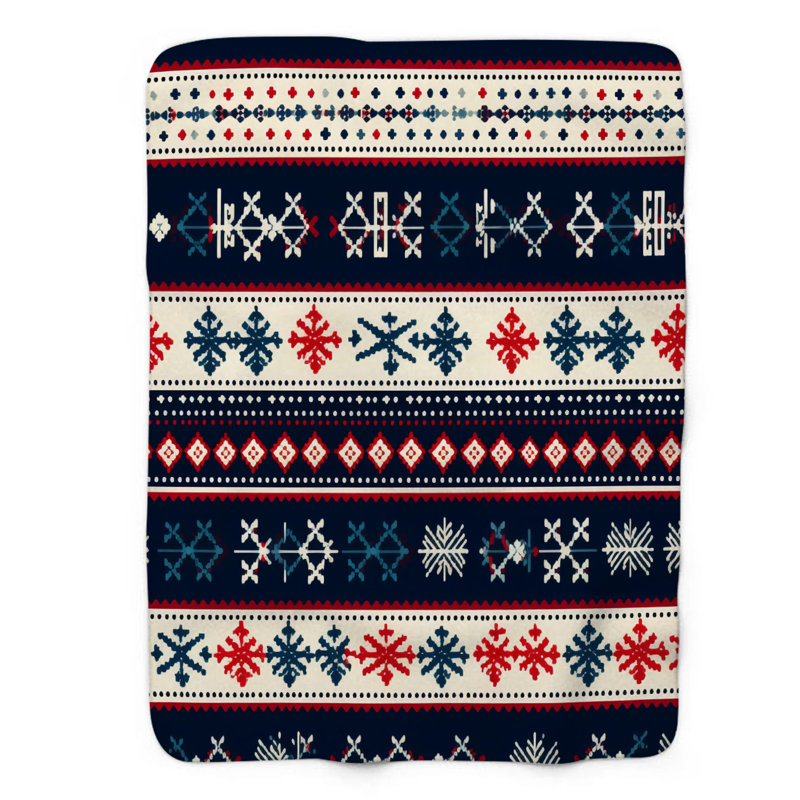 Knit Winter Designs - 1 pièce Sherpa Premium, Lit simple