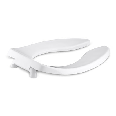 Lustra Elongated Toilet Seat with Self-Sustaining Check Hinge