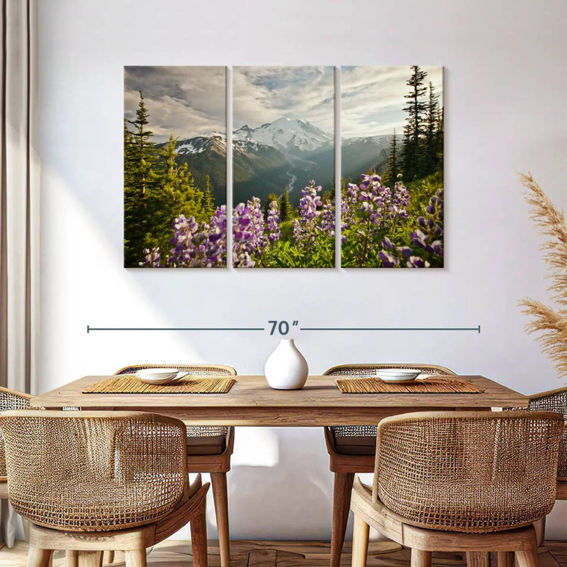 Alvord Mt. Rainier, H 36 po x l 57 po