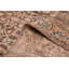 Tapis brun Antalya Vintage 3 pi 7 po x 11 pi 4 po